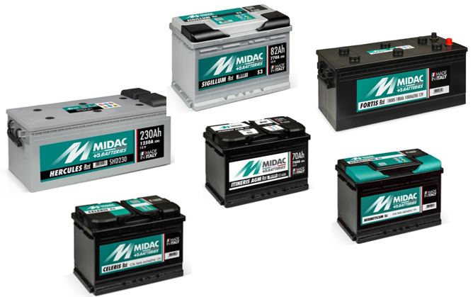 MIDAC BATTERIES  MIDAC starter baterije  akumulatori MIDAC